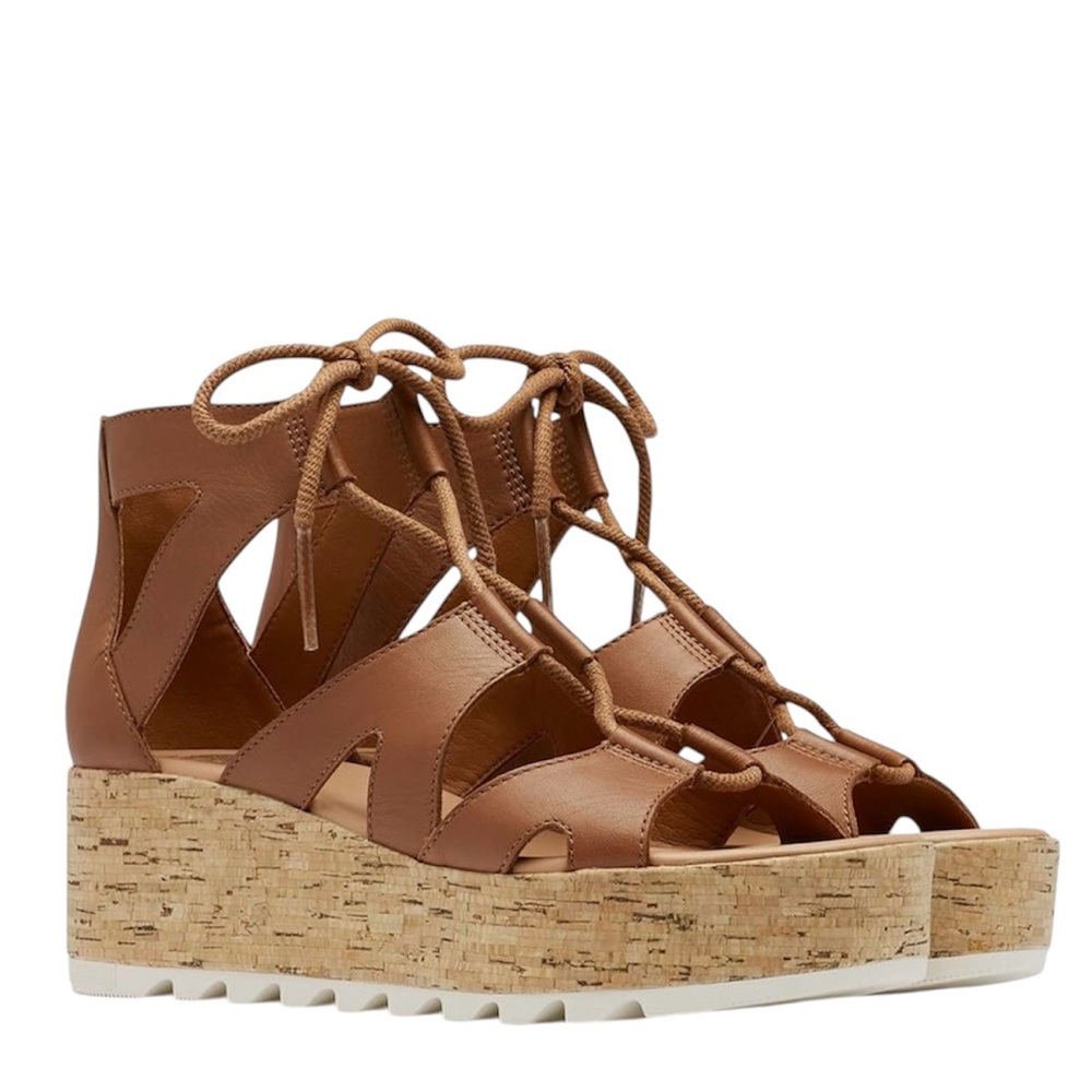 Sorel Cameron Flatform Lace Wedge Sandal